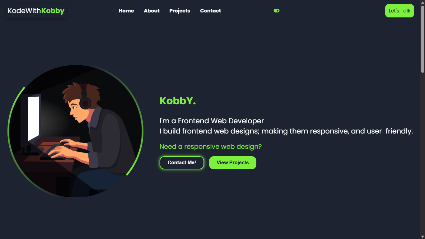 Portfolio webpage